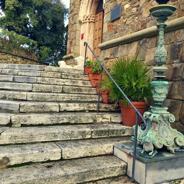 Sestri Levante - I Castelli scalinata
